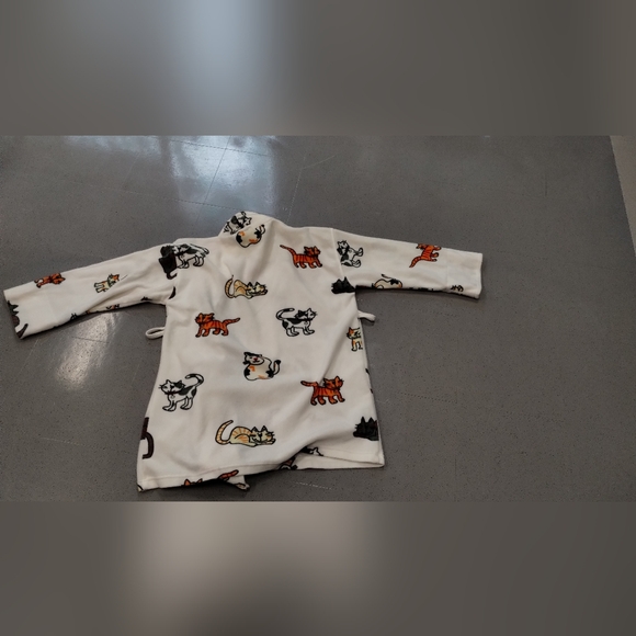 Aegean Apparel Polyester Cat White Sleepwear & Robes Women Cat Lady Granny Core - Picture 4 of 11